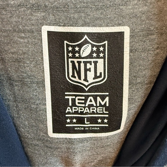 Tennessee Titans Blue and Gray Hooded Pullover Shirt - Picture 5 of 5